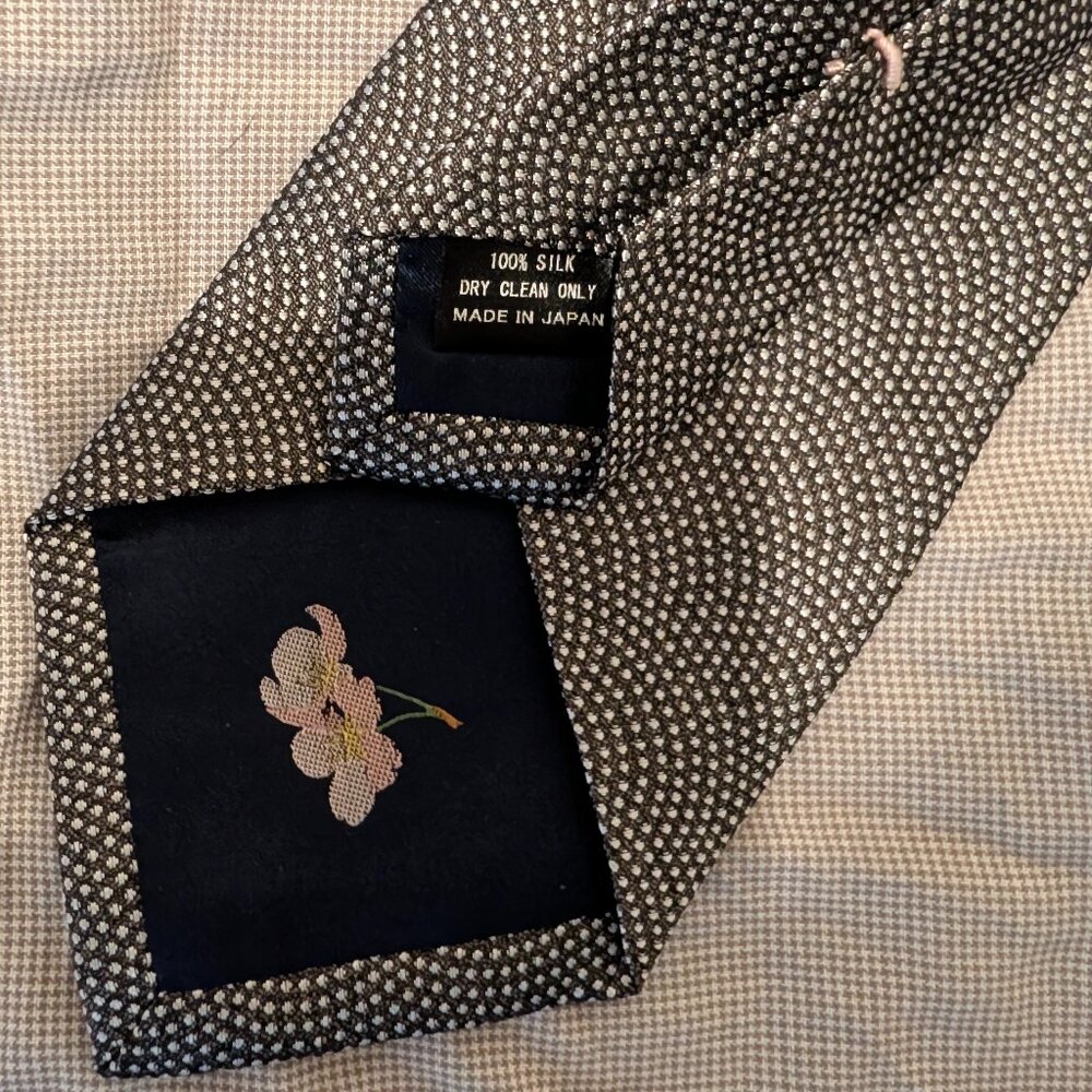 Yamazaki Japanese Silk Tie, New - Picture 5 of 10